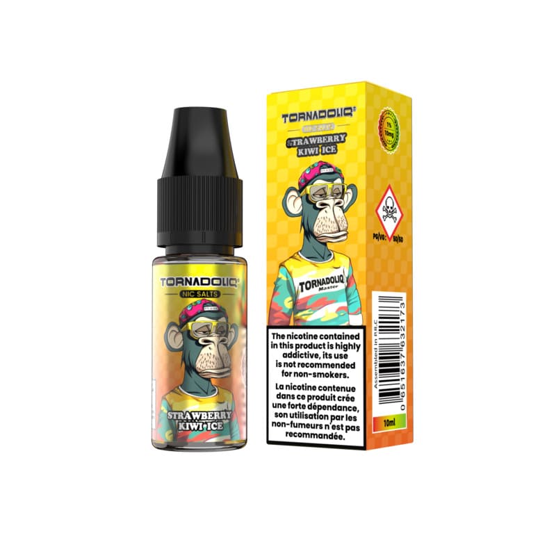 TORNADOLIQ Strawberry Kiwi Ice - Sal de nicotina 10ml 10ml