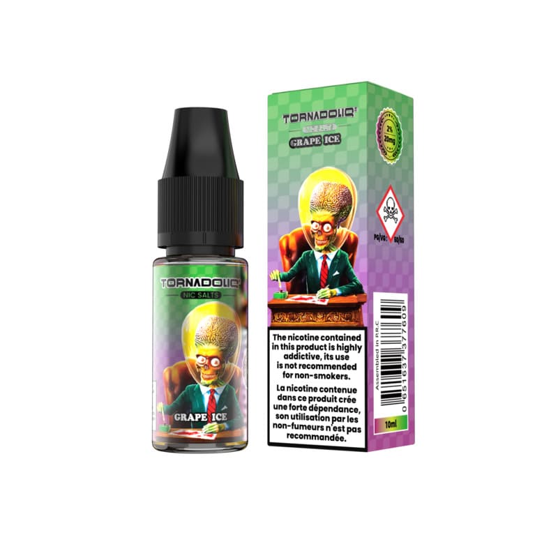 TORNADOLIQ Grape Ice - Nicotine salt 10ml