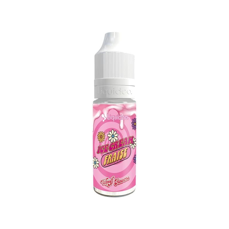 LIQUIDEO Wpuff Flavors Ice Cream Fraise - E-liquide 10ml