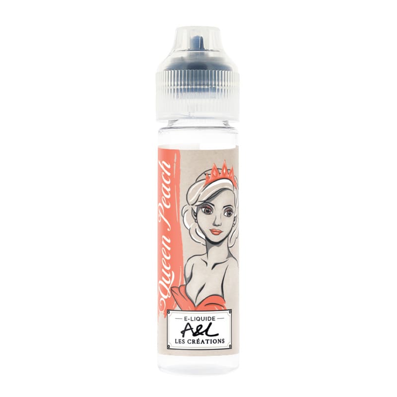 A&L Les Créations Queen Peach - E-liquide 50ml-0 mg-VAPEVO