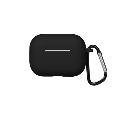 APPLE AirPods Pro/Pro 2 - Housse de Transport en Silicone-Black Matte-VAPEVO