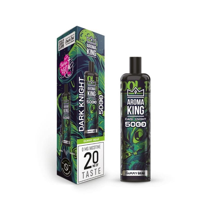 AROMA KING Dark Knight - Pod Jetable 5000 Puffs-0 mg-Gummy Bear-VAPEVO