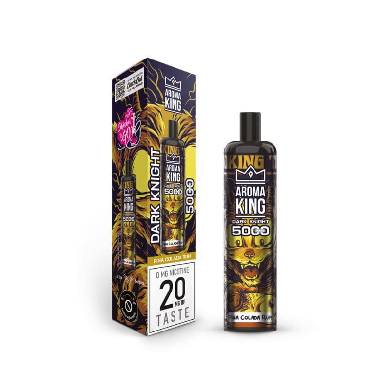 AROMA KING Dark Knight - Pod Jetable 5000 Puffs-0 mg-Pina Colada Rum-VAPEVO