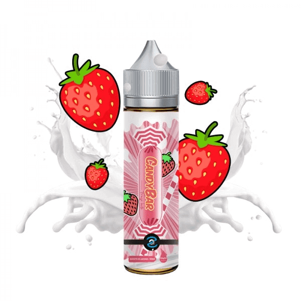 AROMAZON Candy Bar Fraise Lacté - E-liquide 50ml-0 mg-VAPEVO