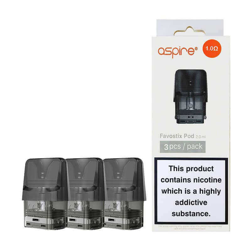 ASPIRE Favostix - Pack de 3 Cartouches Pod 3ml-0.6 ohm-VAPEVO