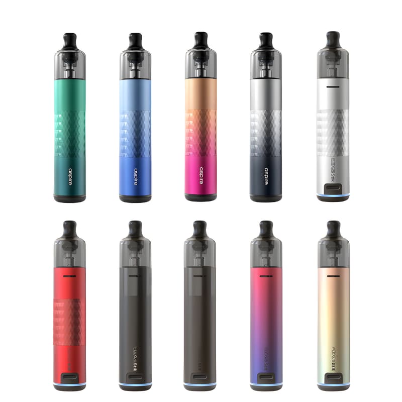 ASPIRE Flexus Stik - Kit E-Cigarette 18W 1200mAh-Black-VAPEVO