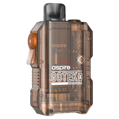 ASPIRE Gotek X - Kit E-Cigarette 20W 650mah-Translucent Amber-VAPEVO