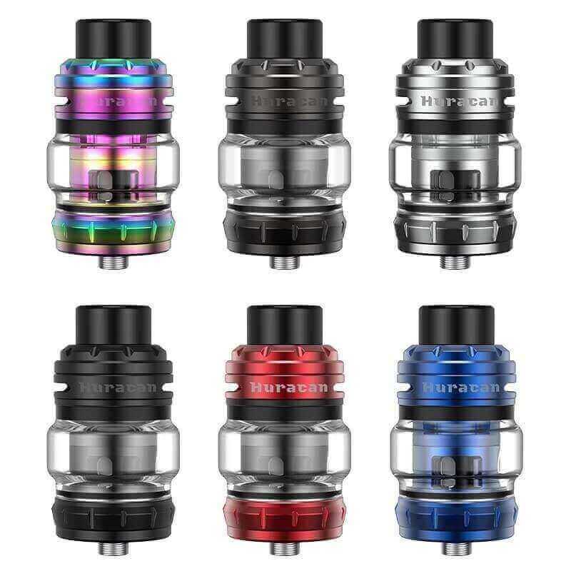 ASPIRE Huracan Tank - Clearomiseur 4ml/6ml 26mm-Black-VAPEVO