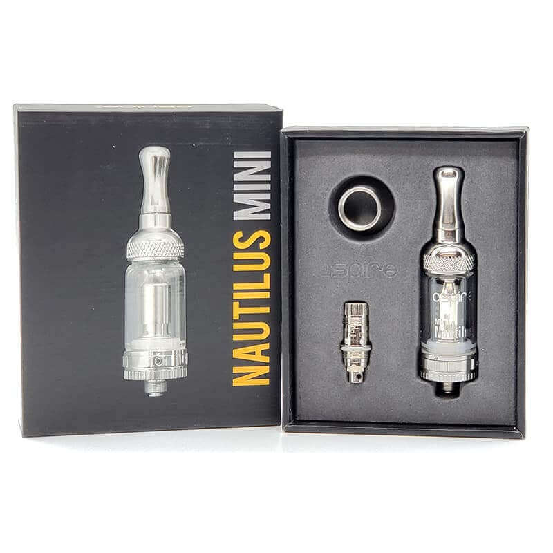 ASPIRE Nautilus Mini - Clearomiseur 2ml 19mm-Stainless Steel-VAPEVO