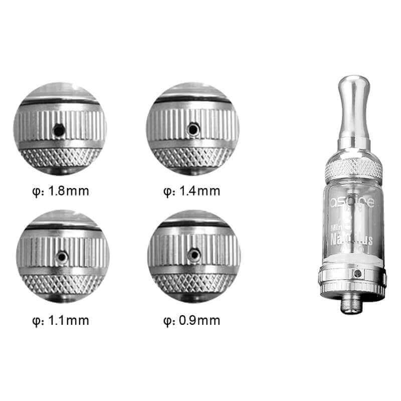 ASPIRE Nautilus Mini - Clearomiseur 2ml 19mm-Stainless Steel-VAPEVO