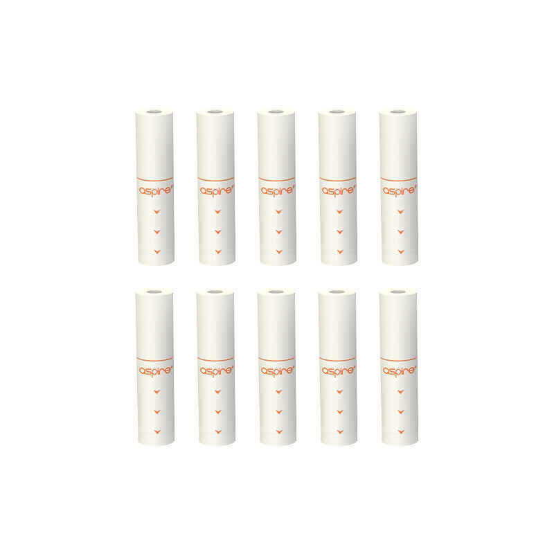 ASPIRE Vilter - Pack de 10 Filtres-Original White-VAPEVO