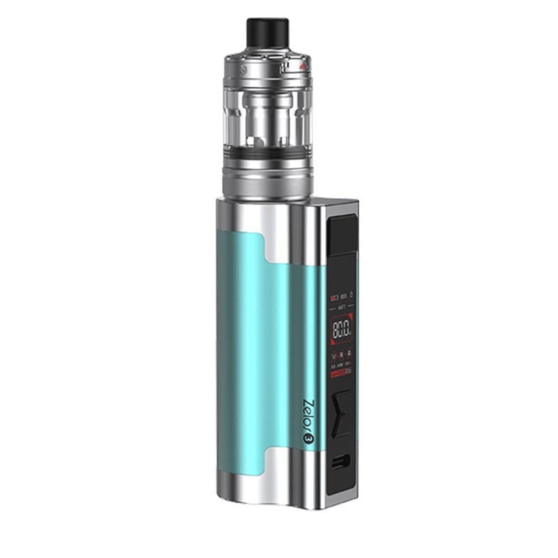 ASPIRE Zelos 3 - Kit E-Cigarette 80W 3200mAh-Aqua Blue-VAPEVO