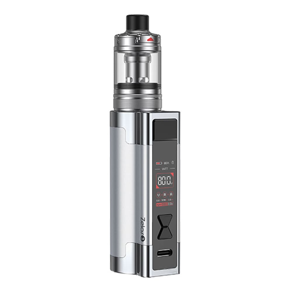 ASPIRE Zelos 3 - Kit E-Cigarette 80W 3200mAh-Metallic Silver-VAPEVO