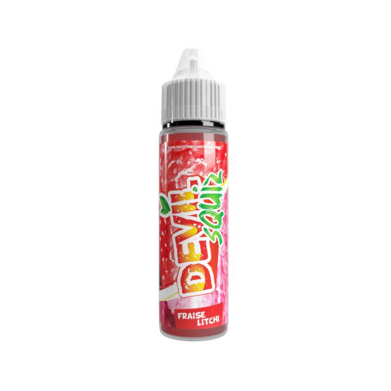 AVAP Devil Squiz Fraise Litchi - E-liquide 50ml-0 mg-VAPEVO