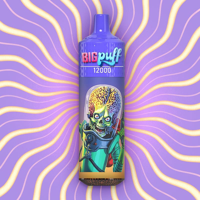 BIG PUFF Tornado 12000 - Pod Jetable 12000 Puffs-Mango Ice-0 mg-VAPEVO