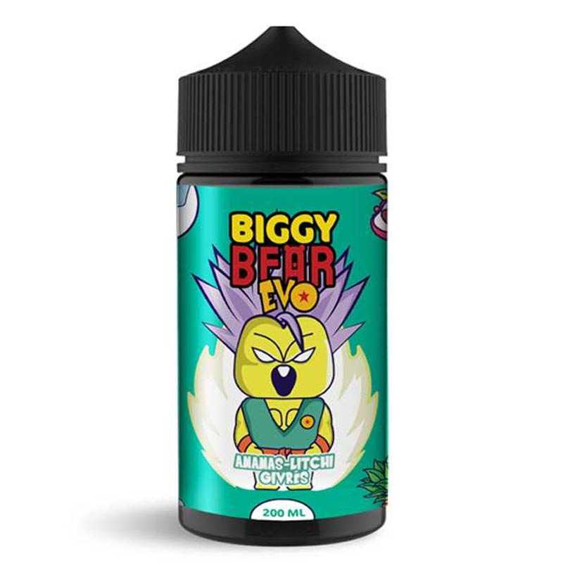 BIGGY BEAR Ananas Litchi Givrés - E-liquide 200ml-0 mg-VAPEVO