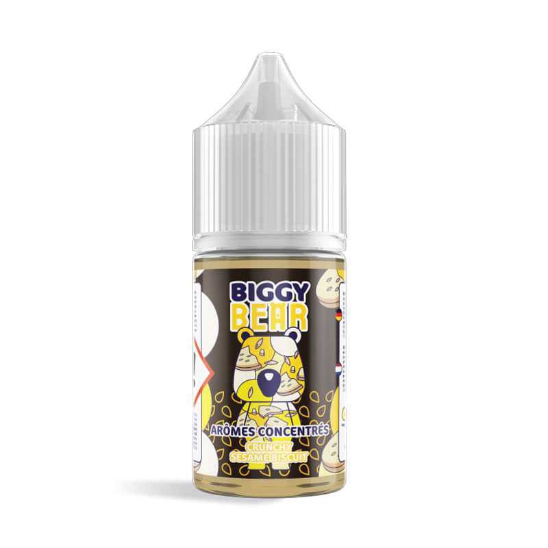 BIGGY BEAR Crunchy Sésame Biscuit - Arôme Concentré 30ml-VAPEVO