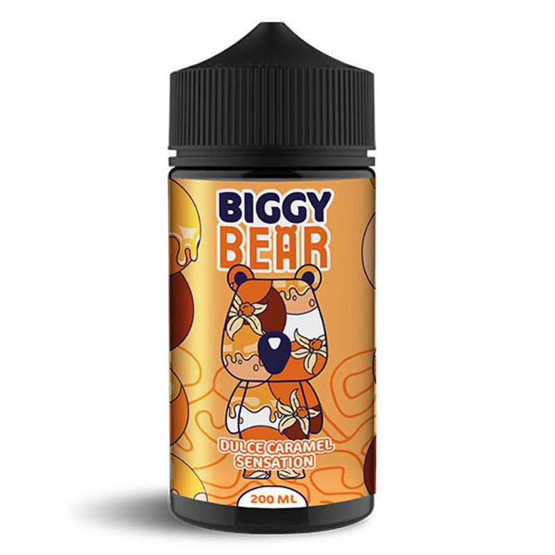 BIGGY BEAR Dulce Caramel Sensation - E-liquide 200ml-0 mg-VAPEVO