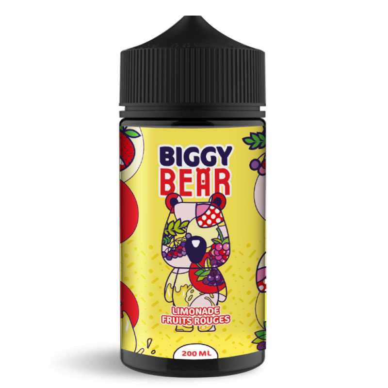 BIGGY BEAR Limonade Fruits Rouges - E-liquide 200ml-0 mg-VAPEVO