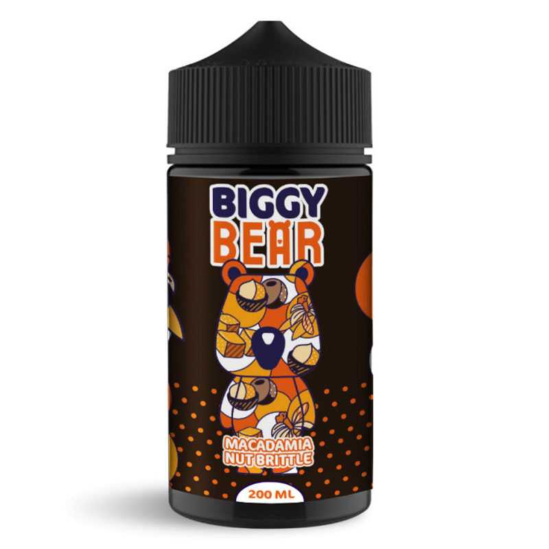 BIGGY BEAR Macadamia Nut Brittle - E-liquide 200ml-0 mg-VAPEVO