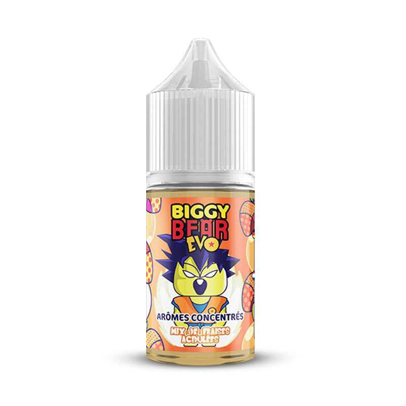 BIGGY BEAR Mix de Fraises Acidulées - Arôme Concentré 30ml-VAPEVO