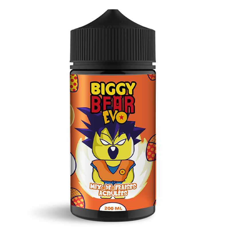 BIGGY BEAR Mix de Fraises Acidulées - E-liquide 200ml-0 mg-VAPEVO