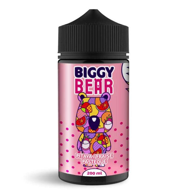 BIGGY BEAR Pitaya Fraise Pastèque - E-liquide 200ml-0 mg-VAPEVO