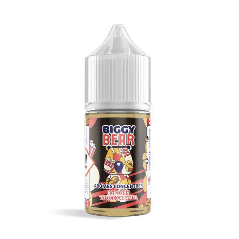 BIGGY BEAR Pop Corn Toffee Caramel - Arôme Concentré 30ml-VAPEVO