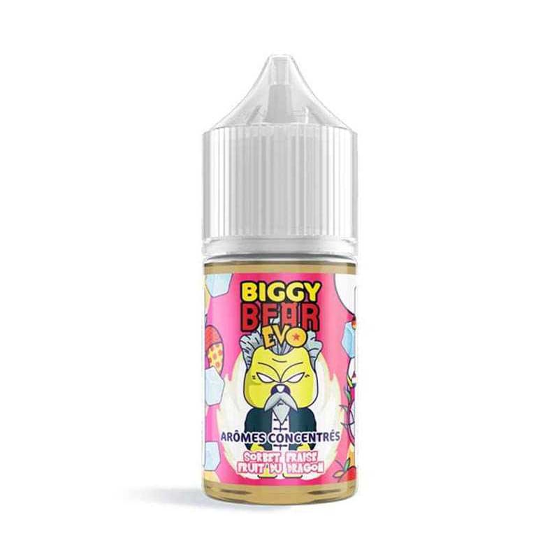 BIGGY BEAR Sorbet Fraise Fruit du Dragon - Arôme Concentré 30ml-VAPEVO