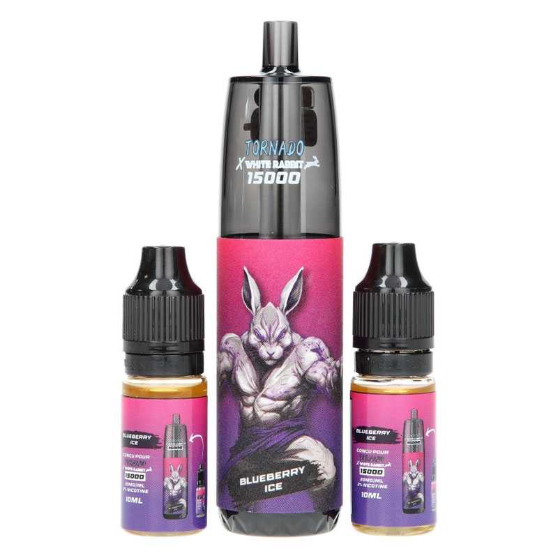 RANDM X WHITE RABBIT Tornado 15000 - Pack Pod Jetable 15000 Puffs 14ml