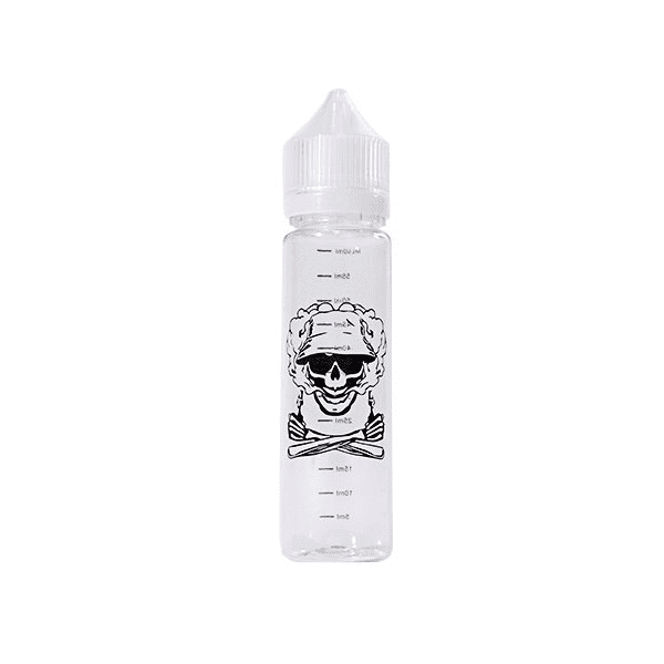 Bouteille graduée style avec bouchon doseur 60ml-Bob Skull-VAPEVO