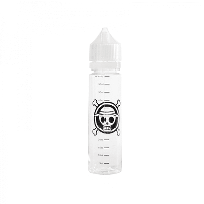 Bouteille graduée style avec bouchon doseur 60ml-Skull & Bones-VAPEVO