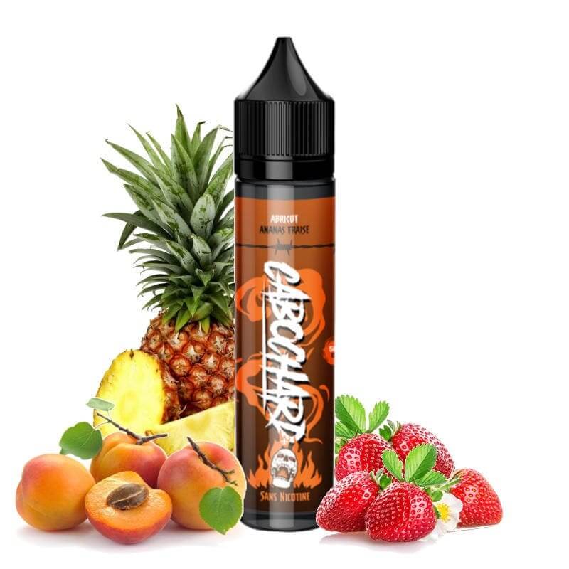 CABOCHARD - Abricot Ananas Fraise - E-liquide 50ml-0 mg-VAPEVO