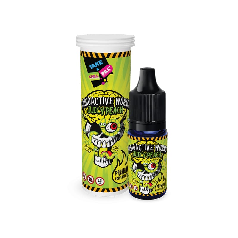 CHILL PILL Radioactive Worms Juicy Peach - Arôme Concentré 10ml-Standard Edition-VAPEVO