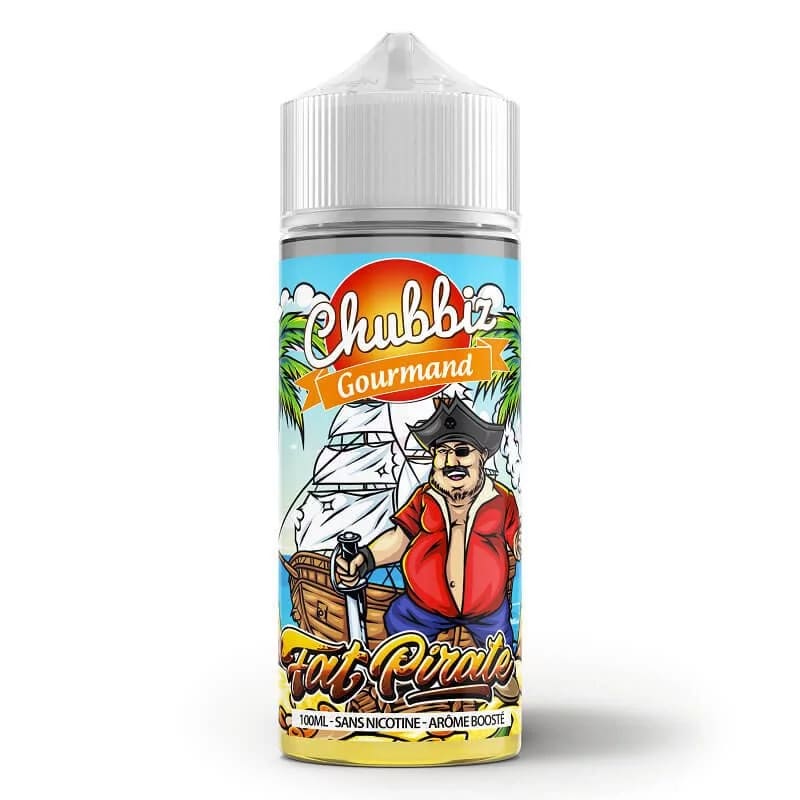 CHUBBIZ Fat Pirate - E-liquide 100ml-0 mg-VAPEVO