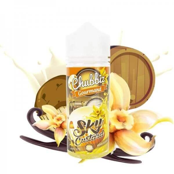 CHUBBIZ Sky Custard - E-liquide 100ml-0 mg-VAPEVO