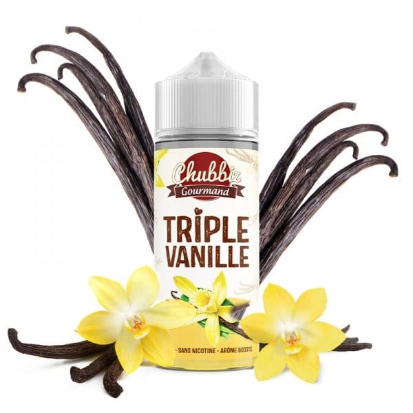 CHUBBIZ Triple Vanille - E-liquide 100ml-0 mg-VAPEVO