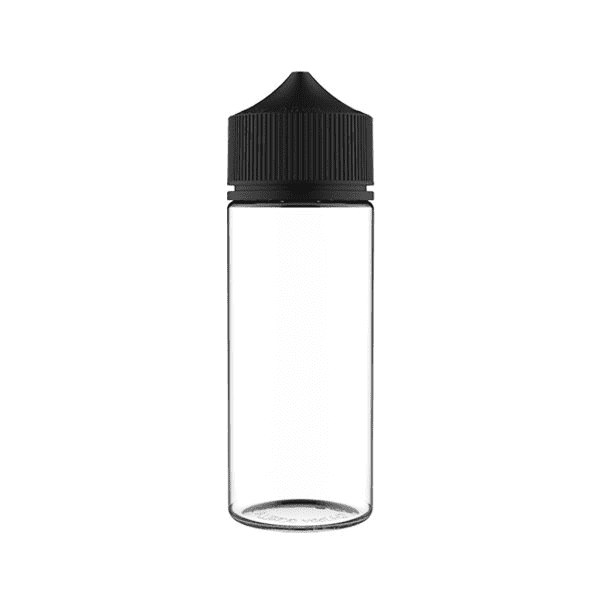 CHUBBY GORILLA Flacon Unicorn PET V3-Transparent Black Cap-120 ml-VAPEVO