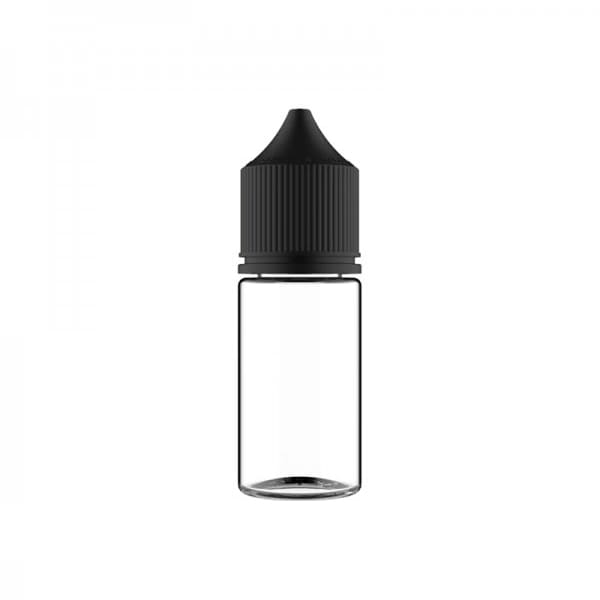 CHUBBY GORILLA Flacon Unicorn PET V3-Transparent Black Cap-30 ml-VAPEVO