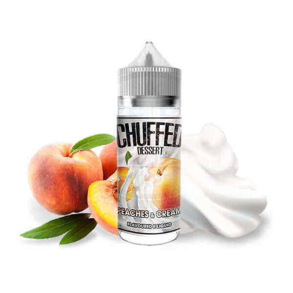 CHUFFED Peaches & Cream - E-liquide 100ml-0 mg-VAPEVO