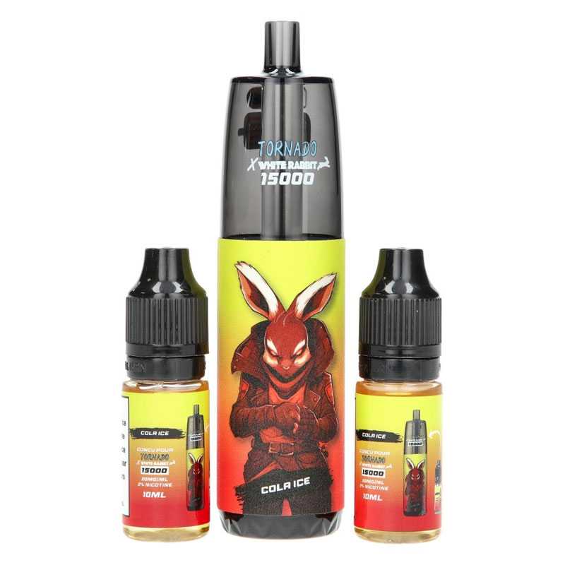 RANDM X WHITE RABBIT Tornado 15000 - Pack Pod Jetable 15000 Puffs 14ml