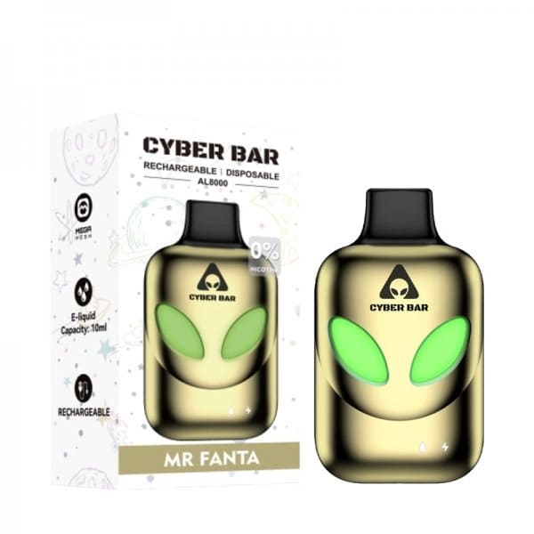 CYBER BAR AL8000 - Pod Jetable 8000 Puffs-Mr Fanta-0 mg-VAPEVO