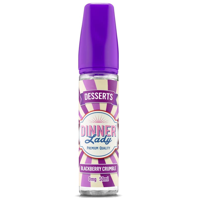 DINNER LADY Desserts Blackberry Crumble - E-liquide 50ml-0 mg-VAPEVO