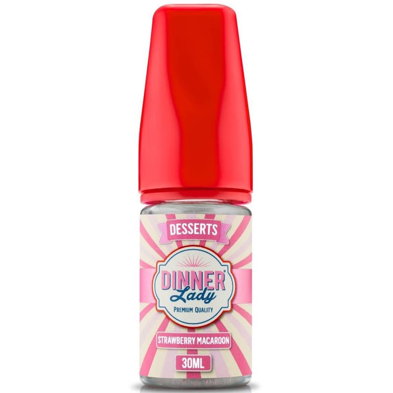 DINNER LADY Desserts Strawberry Macaroon - Arôme Concentré 30ml-VAPEVO