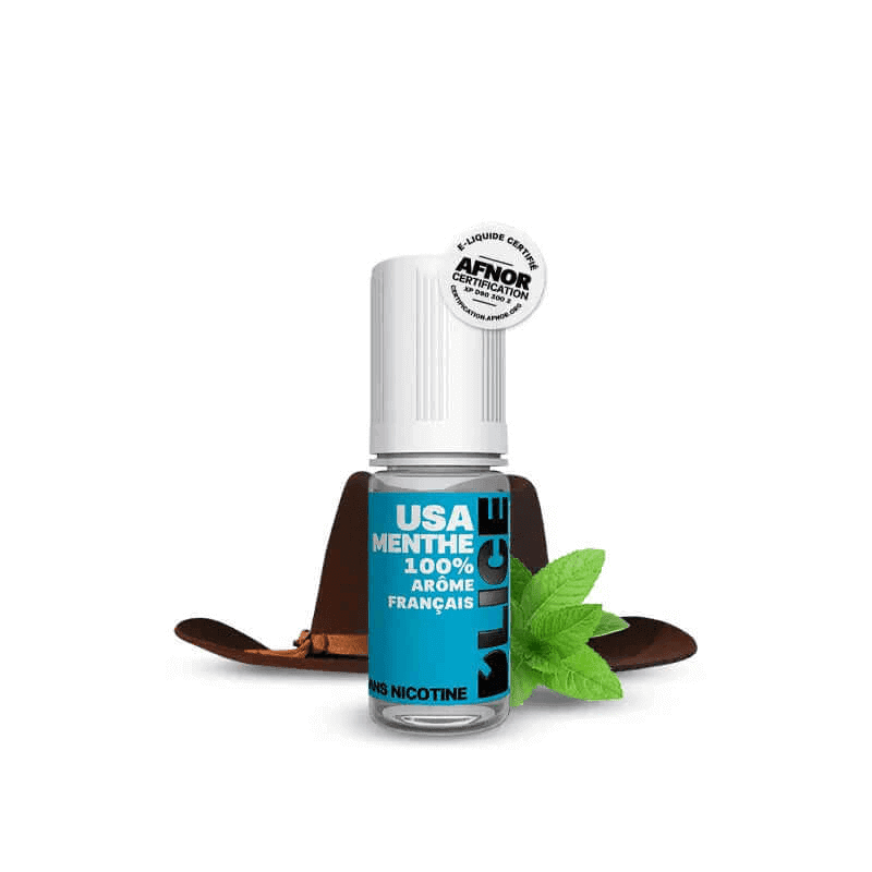 DLICE E-liquide USA Menthe 10ml-0 mg-VAPEVO