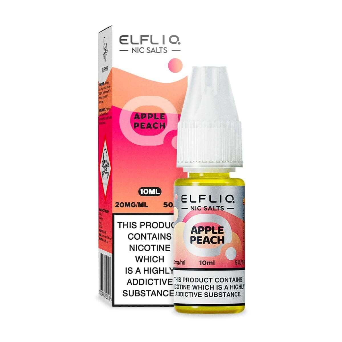 ELFBAR Elfliq Apple Peach - Sel de nicotine 10ml-10 mg-VAPEVO