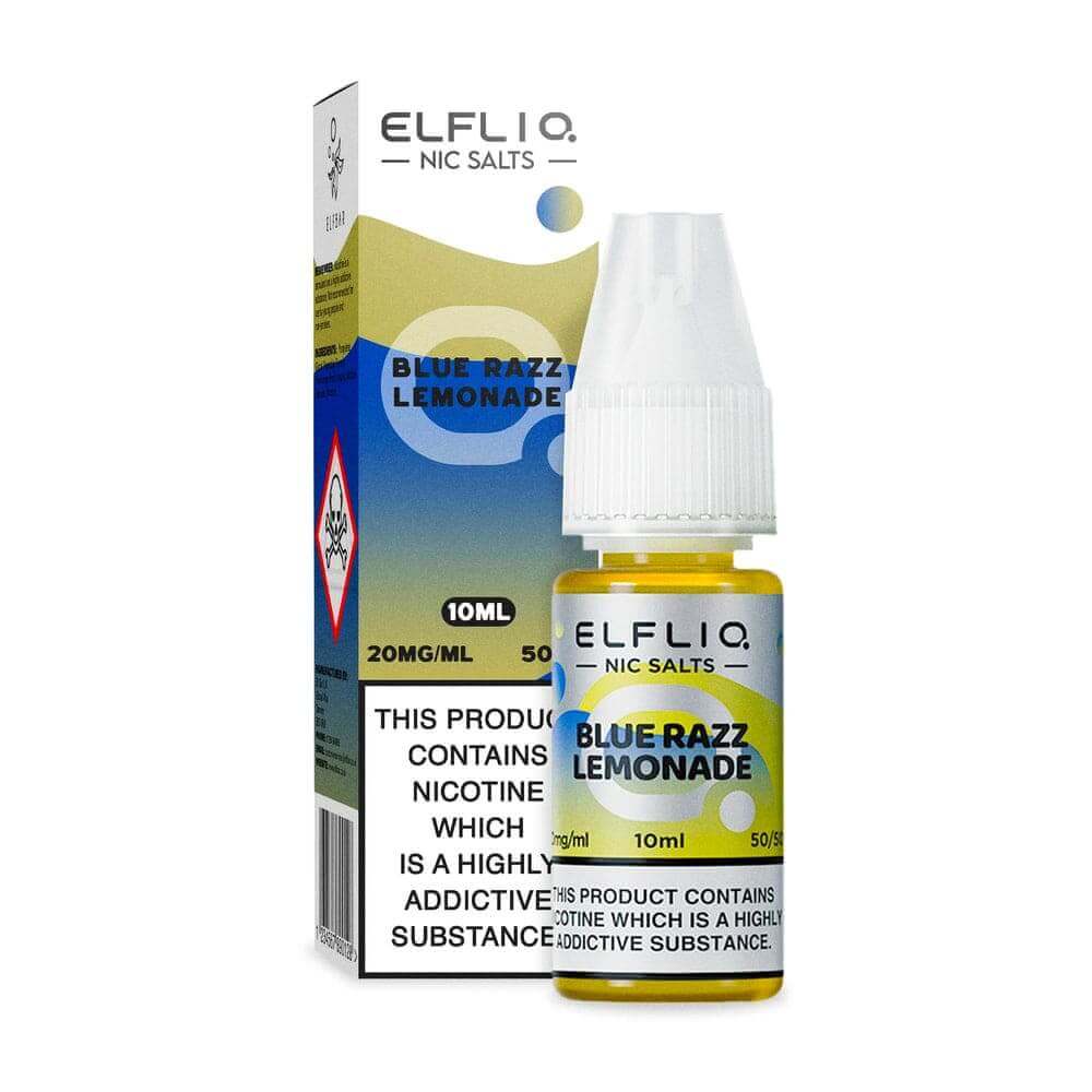 ELFBAR Elfliq Blue Razz Lemonade - Sel de nicotine 10ml-10 mg-VAPEVO