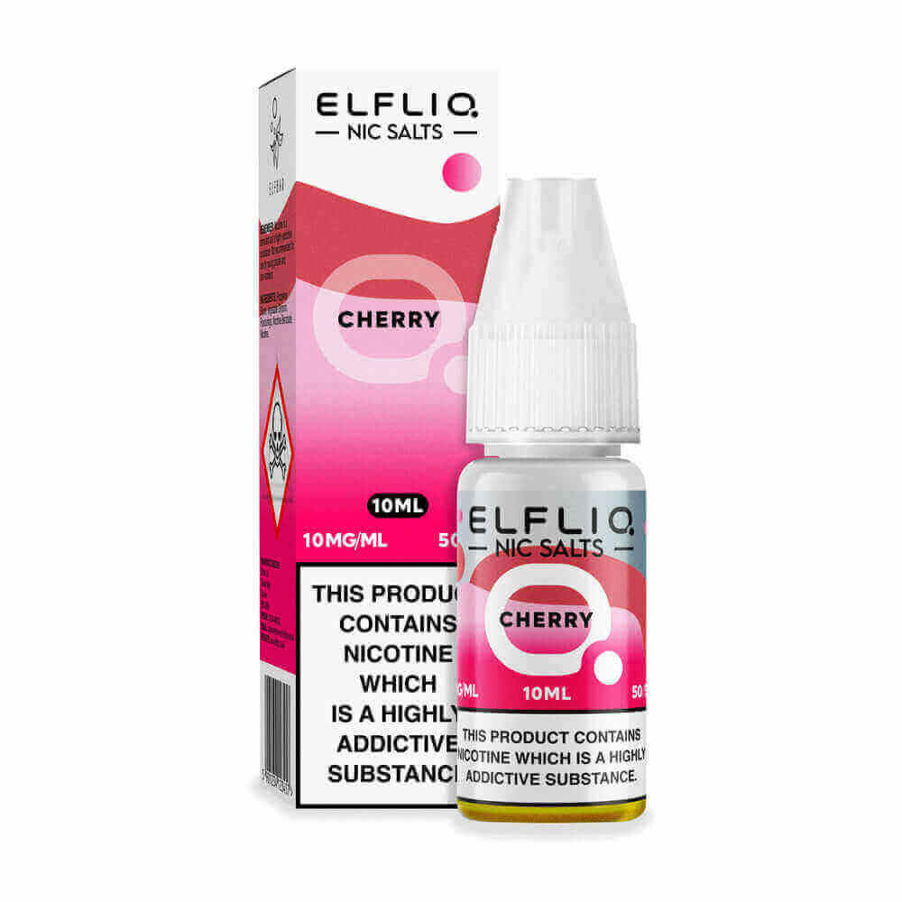 ELFBAR Elfliq Cherry - Sel de nicotine 10ml-10 mg-VAPEVO