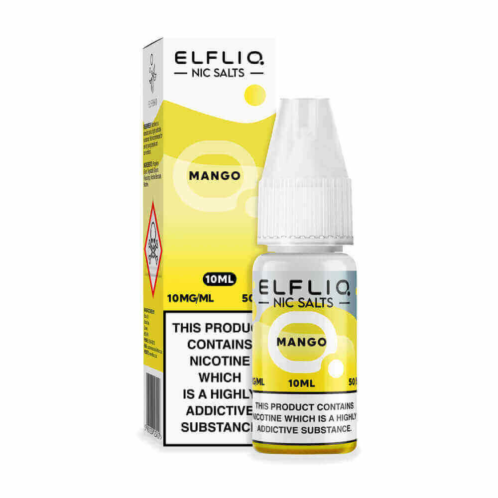 ELFBAR Elfliq Mango - Sel de nicotine 10ml-10 mg-VAPEVO