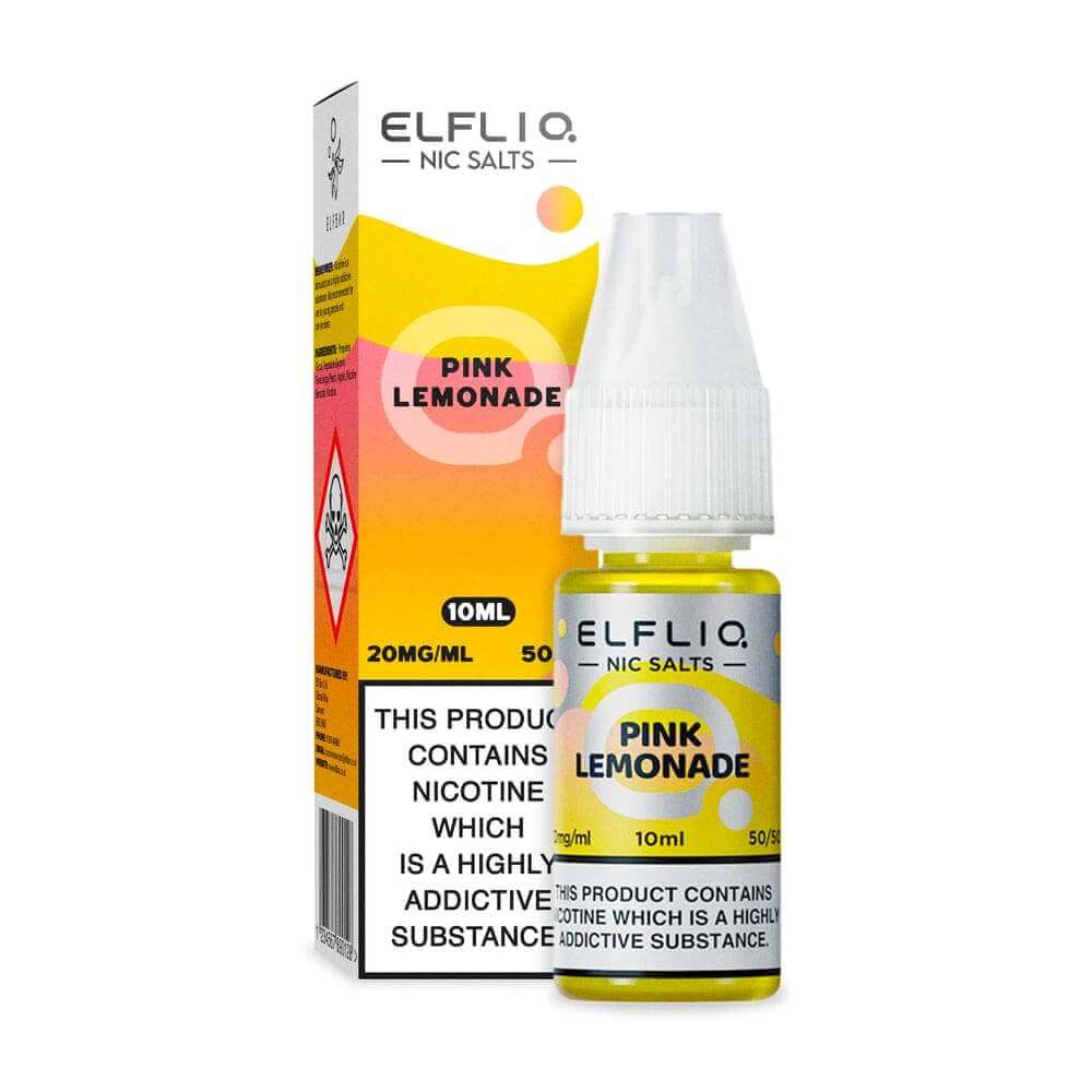 ELFBAR Elfliq Pink Lemonade - Sel de nicotine 10ml-10 mg-VAPEVO